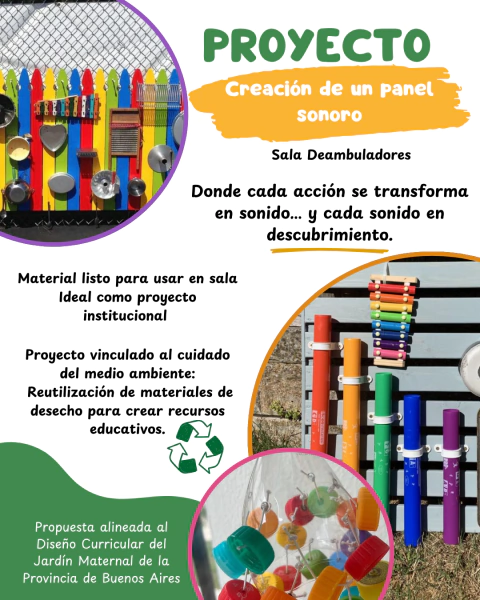 Proyecto “confección de un Panel sonoro” - comprar online