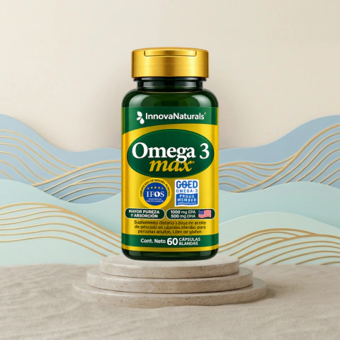 Omega 3 Max 1000 Epa + 500 Dha Innovanaturals 60 Caps IFOS GOED