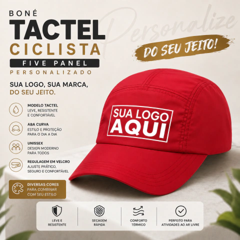Boné Tactel Ciclista Personalizado
