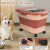 Dispenser de Alimento para Mascotas con Ruedas - HomeUP