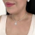 Conjunto Riviera com Gota Ponto de Luz Cravejado Banhado a Prata - comprar online