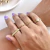 Anel Corrente Liso Banhado a Ouro - comprar online