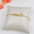 Pulseira Baby Plaquinha Menino Nome Personalizado Banhado a Ouro