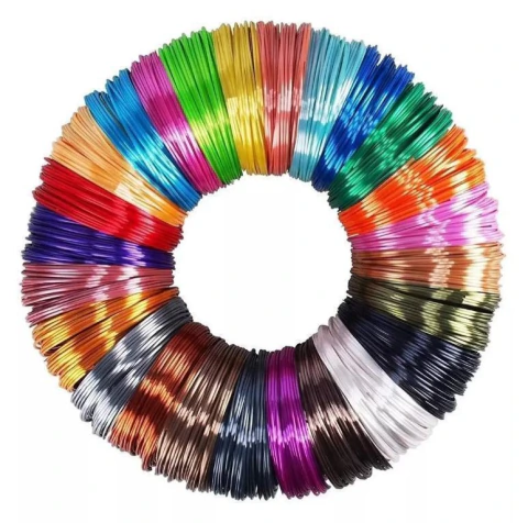 Filamento PLA+ x5 metros x20 unidades (colores surtidos)