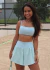 Short Flex Azul Bebe - loja online