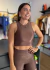 Cropped Sofia Glow Chocolate - jbx sports