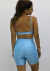Top Aline Glow Lilas e Azul Bebe - comprar online