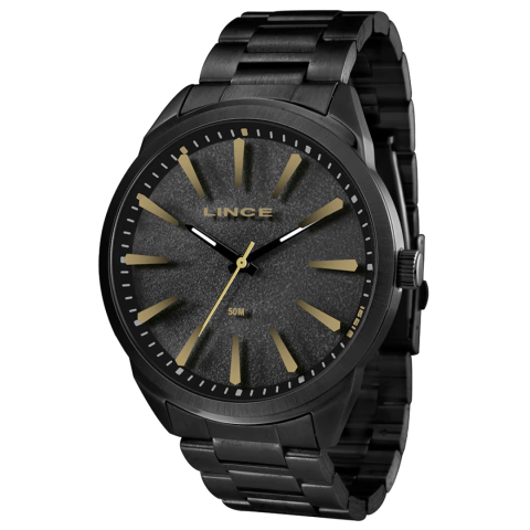 Relógio Lince Masculino Preto IP Black MHN43858