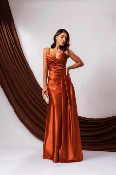 VESTIDO DE FESTA LONGO TENDÊNCIA FASHIONISTA MALHA PRADA FERRARA - loja online