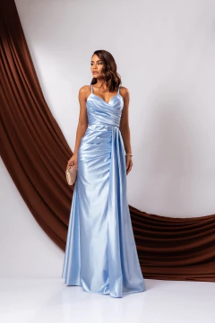 Imagem do VESTIDO DE FESTA LONGO TENDÊNCIA FASHIONISTA MALHA PRADA FERRARA