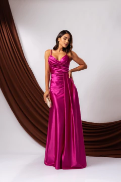 VESTIDO DE FESTA LONGO TENDÊNCIA FASHIONISTA MALHA PRADA FERRARA - Confecção dos Vestidos