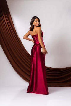 VESTIDO DE FESTA LONGO TENDÊNCIA FASHIONISTA MALHA PRADA FERRARA - Confecção dos Vestidos