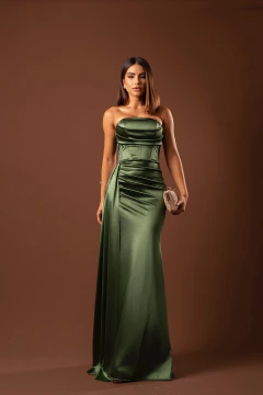 VESTIDO DE FESTA LONGO TOMARA QUE CAIA TENDÊNCIA MALIBU - comprar online