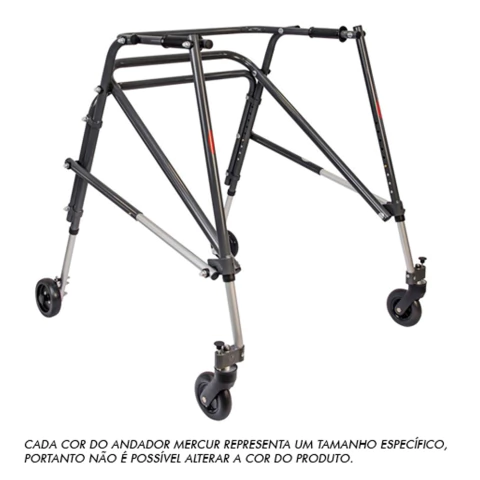 Andador Posterior com 4 Rodas Mercur na internet
