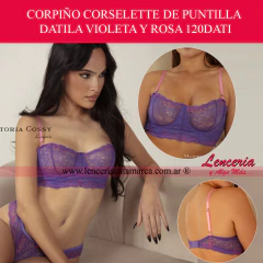Comprar corpiño corselette puntilla aro ballenas violeta rosa victoria cossy lenceria catamarca miriam brito lenceria tucuman