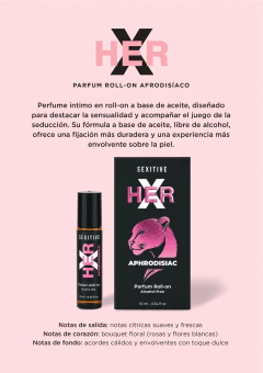 SEXITIVE PERFUME DE MUJER HER X APHRODISIACO DE ACEITE CONCENTRADO ROLL ON HER - SEX SHOP CATAMARCA