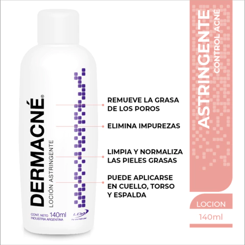 LDA DERMACNÉ LOCIÓN ASTRINGENTE 140 ML - comprar online