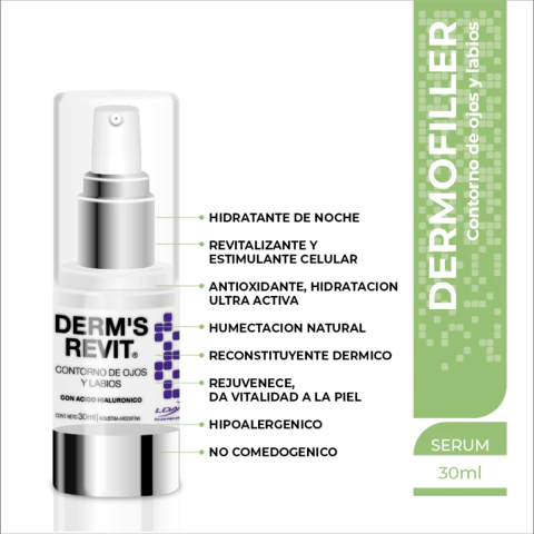 LDA DERM'S REVIT CONTORNO DE OJOS Y LABIOS 30 ML - comprar online