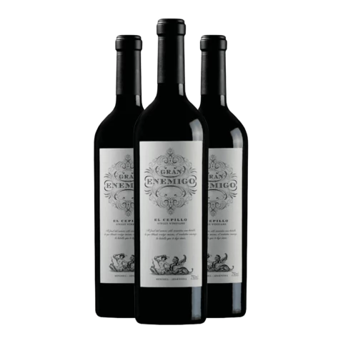 El Gran Enemigo Cepillo Single Vineyard Cabernet Franc - Malbec 750 ml Caja x 3