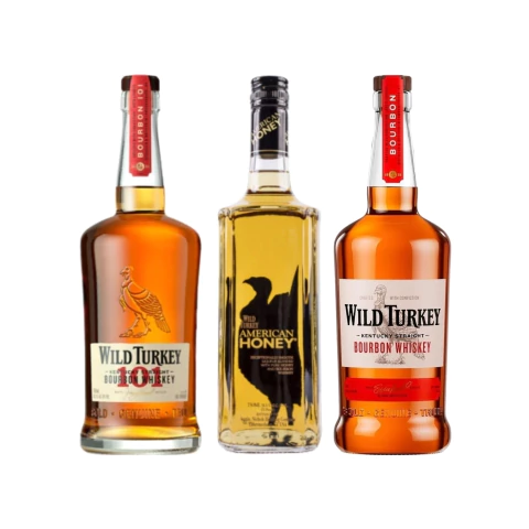 Set Whiskys Wild Turkey Seleccion Caja x 3