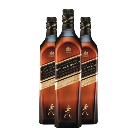 Johnnie Walker Double Black Blended Scotch 750 ml Caja x 3 - comprar online
