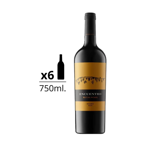 Rutini Encuentro Malbec 750 ml Caja x 6 - comprar online
