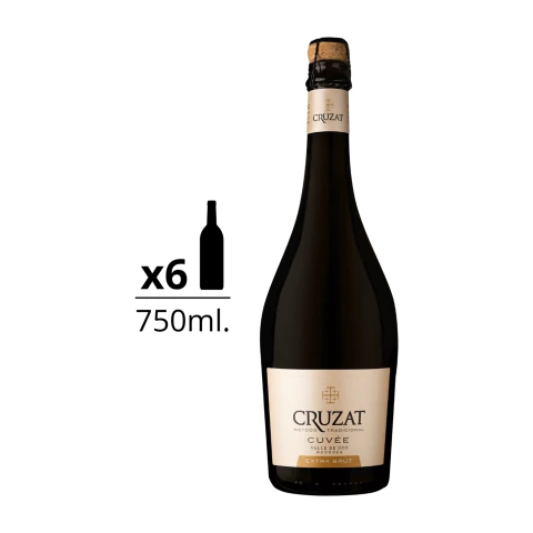 Cruzat Cuvee Extra Brut 750 ml Caja x 6