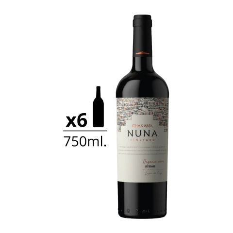 Chakana Nuna Vineyard Syrah Organico 750 ml Caja x 6 - comprar online