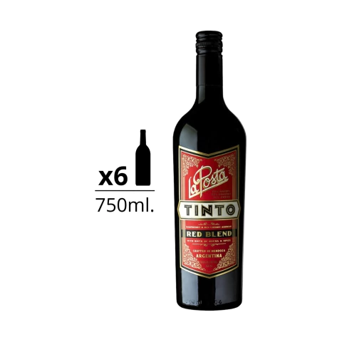 La Posta Red Blend 750 ml Caja x 6 - comprar online