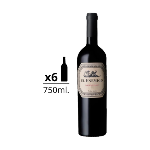 El Enemigo Cabernet Franc 750 ml Caja x 6