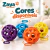 Bola Brinquedo Vazada com Guizo para Cães 9cm - Zaya Pet Lovers