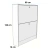Sapateira com 2 Portas em MDF Preto - loja online