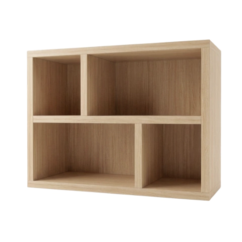 Estante Nicho de Apoio em MDF Carvalho Dian 30mm 5 Compartimentos