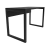 Mesa Industrial Preto 75x150x60 em MDF na internet