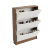 Sapateira 3 Portas em MDF Branco Bicolor com Puxador Cavado na internet