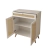 Aparador Buffet Palha Indiana MDF Beige - Eliel Decor