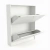 Sapateira com 2 Portas em MDF Branco - comprar online