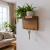 Porta-Chave de Parede MDF Com Suporte Decorativo Louro Freijó na internet