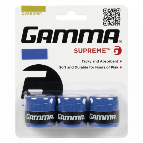 Overgrip Gamma Supreme 3 Unidades - Azul