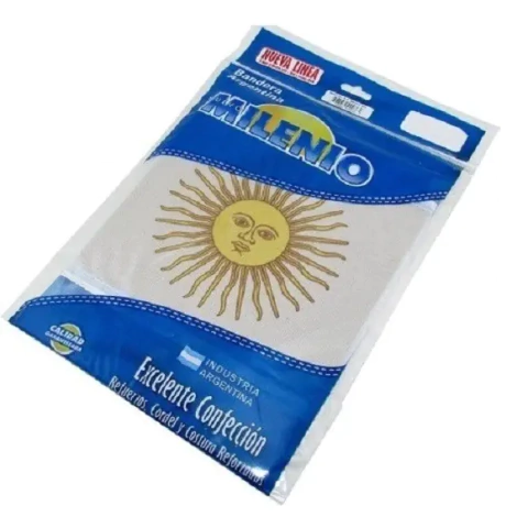 Nuevo Milenio Bandera Argentina Con Sol 45x72cm - comprar online