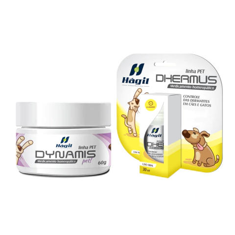Kit Dynamis Pet 60g + Dhermus 30ml