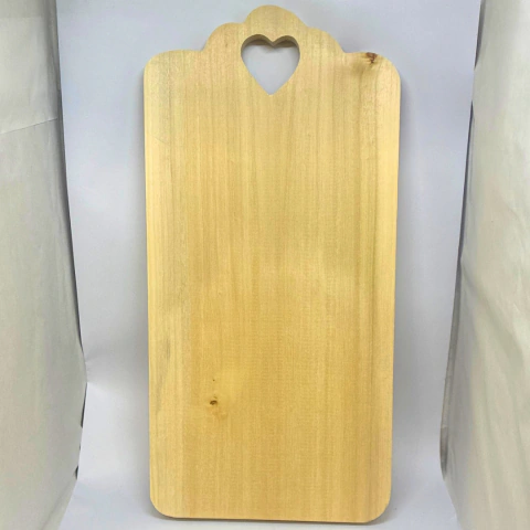 Tabla grande de Eucalipto c/corazon