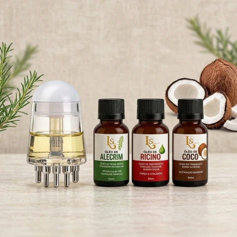 KIT TERAPIA CAPILAR - APLICADOR + ÓLEO