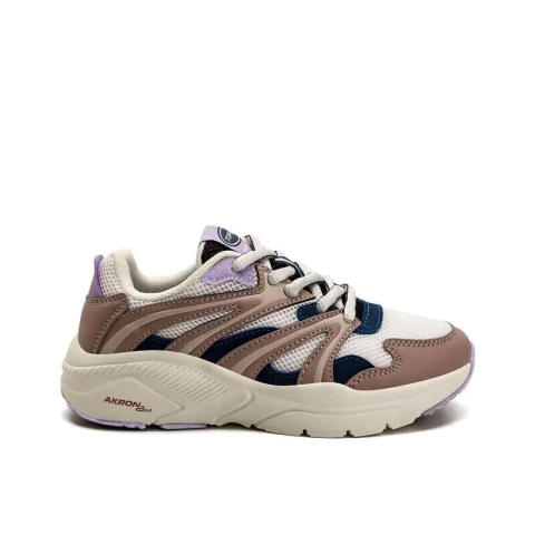 Zapatilla Topper Akron 2mil Kids Blanco/Lila