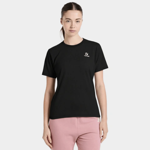 Remera Topper Basic Standard Casual Mujer Negro