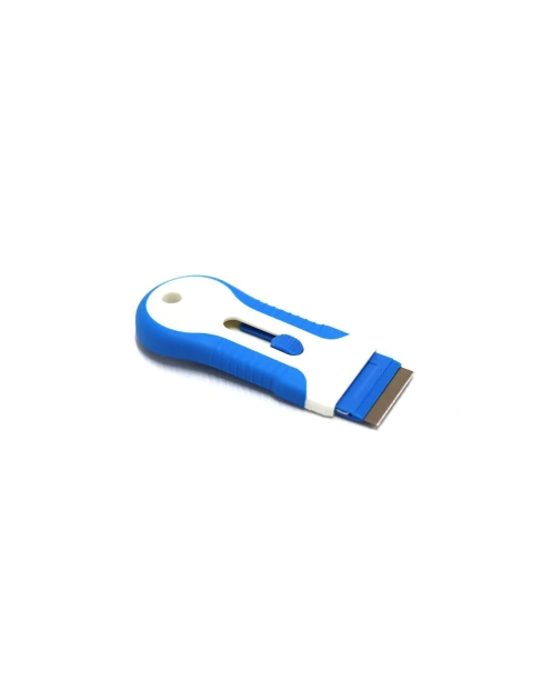 Scrapper Retráctil De Seguridad (azul Y Blanco)