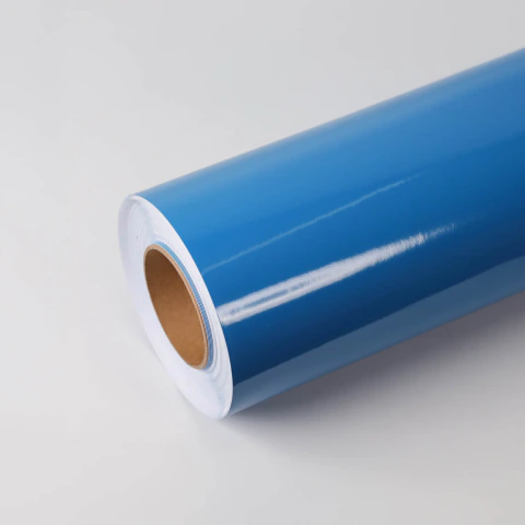 Vinilo Mccal Serie 6000 Azul Celeste Brillante 6052 Ancho 61cm