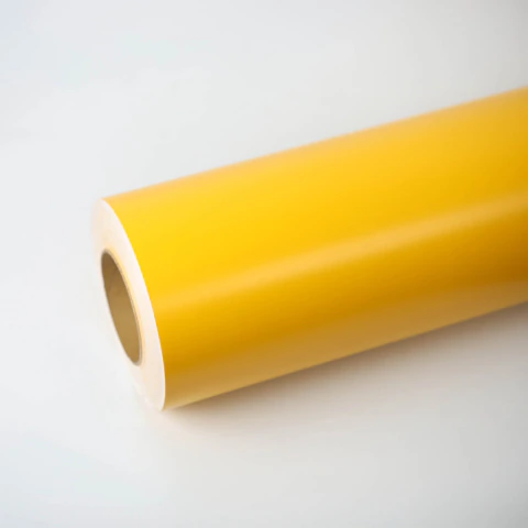 Vinilo Mccal Serie 2000 Amarillo Mate 2021 Ancho 61cm