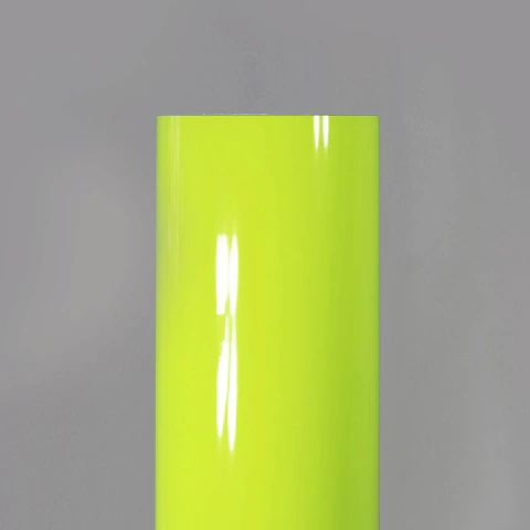 VINILO TERMOTRANSFERIBLE (CON ADHESIVO) THERMIC QUALITY LITE - HT18 FLUO AMARILLO - 50CM X 25M (PRECIO POR METRO LINEAL)
