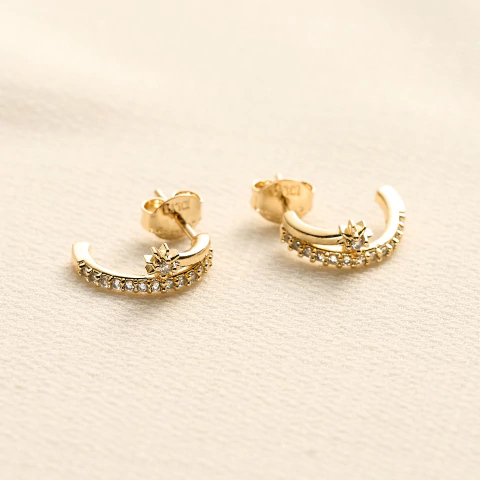 Brinco Paty Banho Ouro 18k